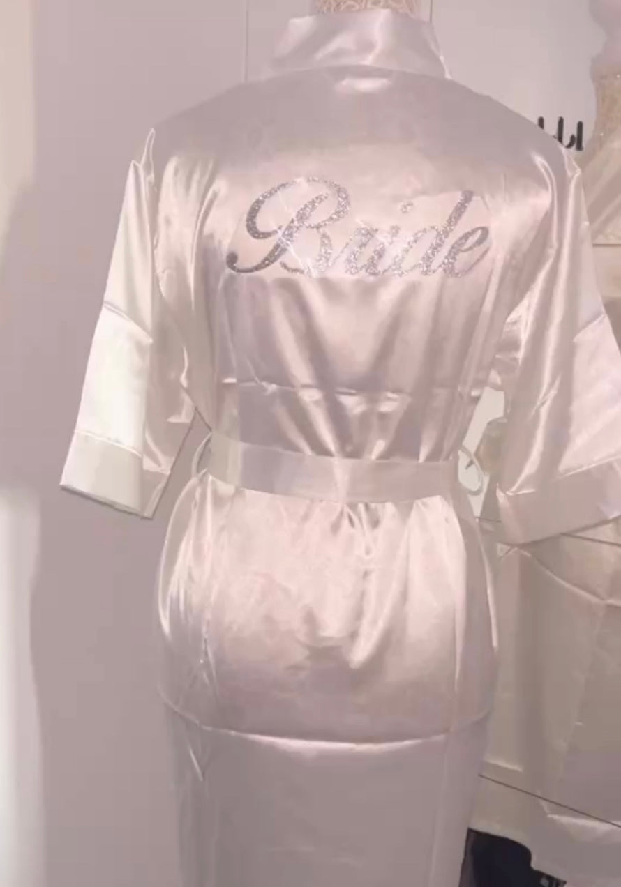Peignoir en satin